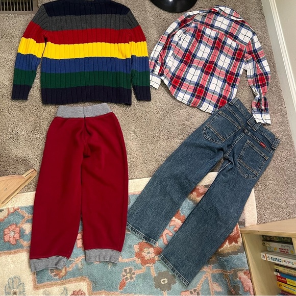 quality cotton name brand boy clothing bundle size 6 6 slim 5/6 5T no flaws - Picture 8 of 9